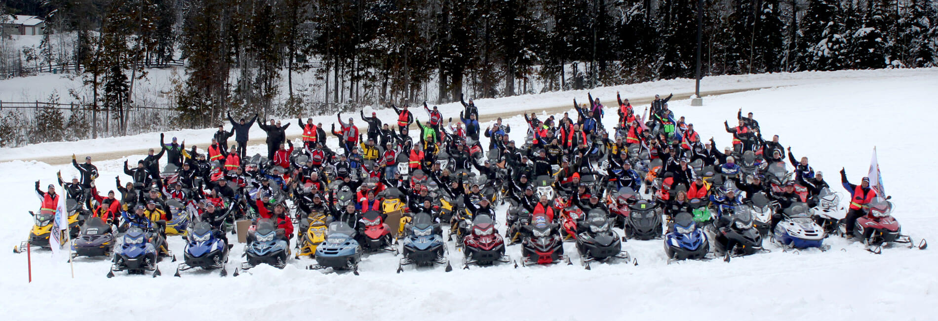 Snow Mobile Group Shot